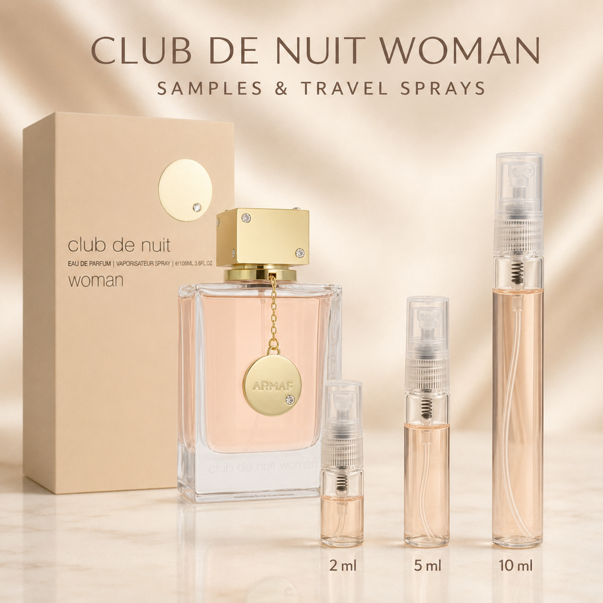 Armaf Club de Nuit Woman – Samples & Travel Spray