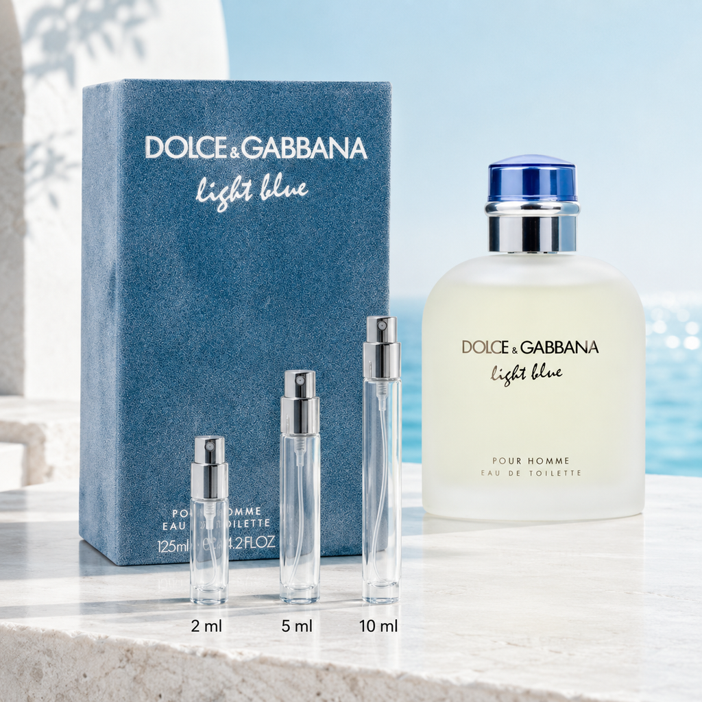 Dolce & Gabbana Light Blue Pour Homme – Samples & Travel Sprays