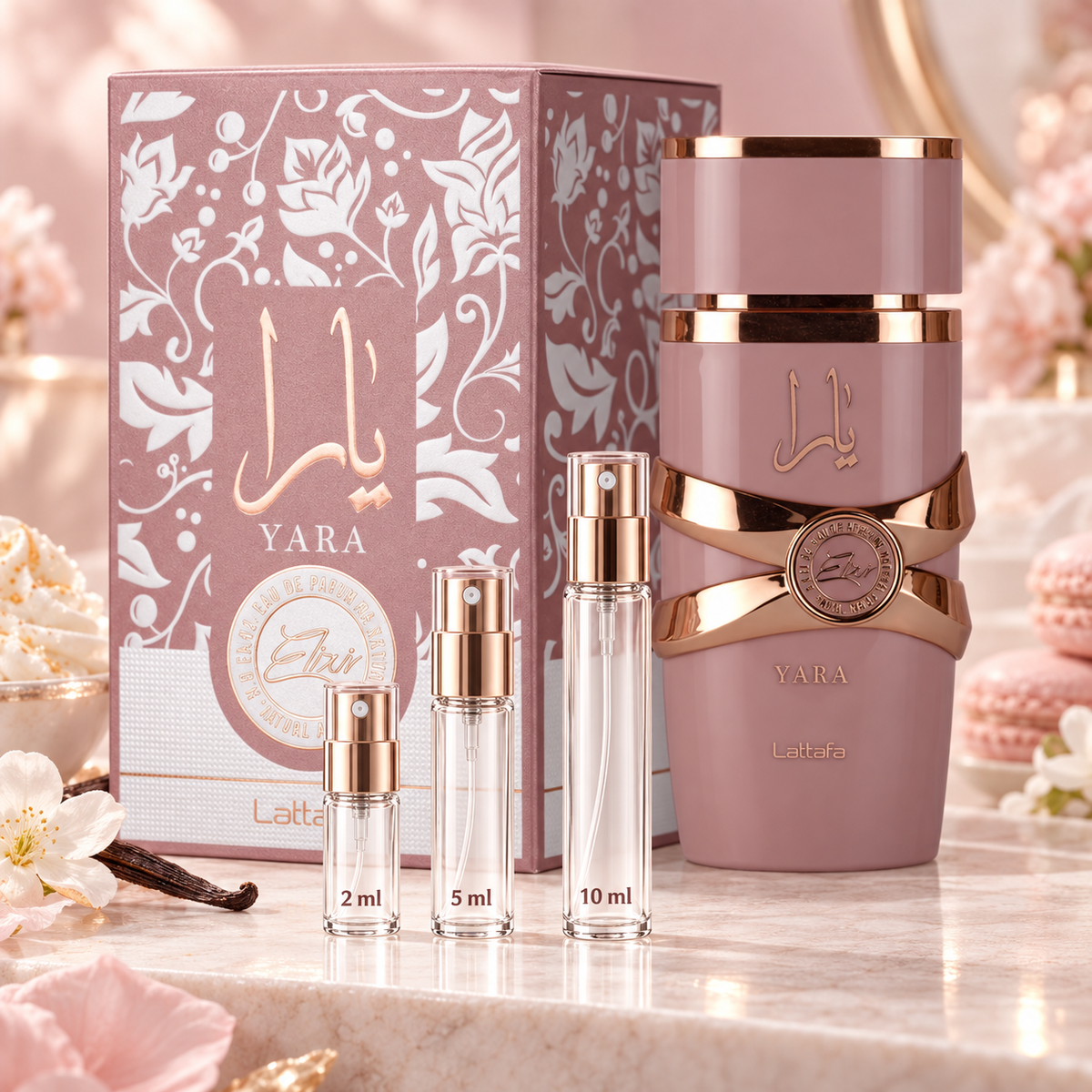 Lattafa Yara Elixir – Samples & Travel Sprays
