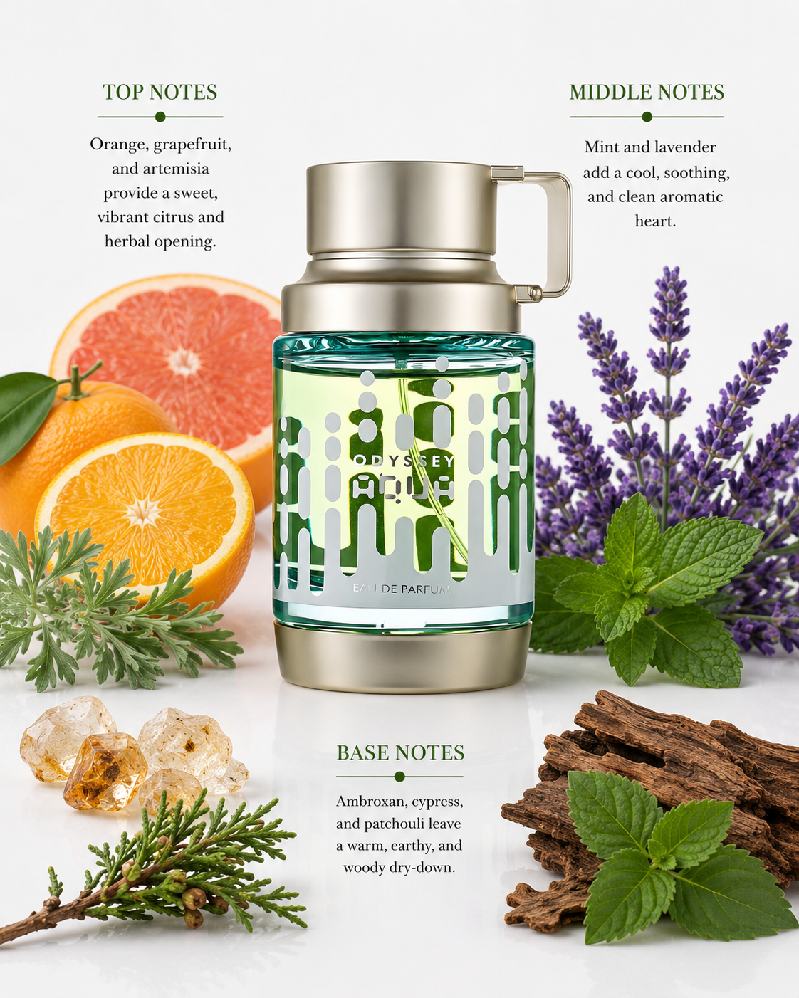Armaf Odyssey Aqua | Fresh Aquatic Men's Fragrance | Long-Lasting Summer Cologne