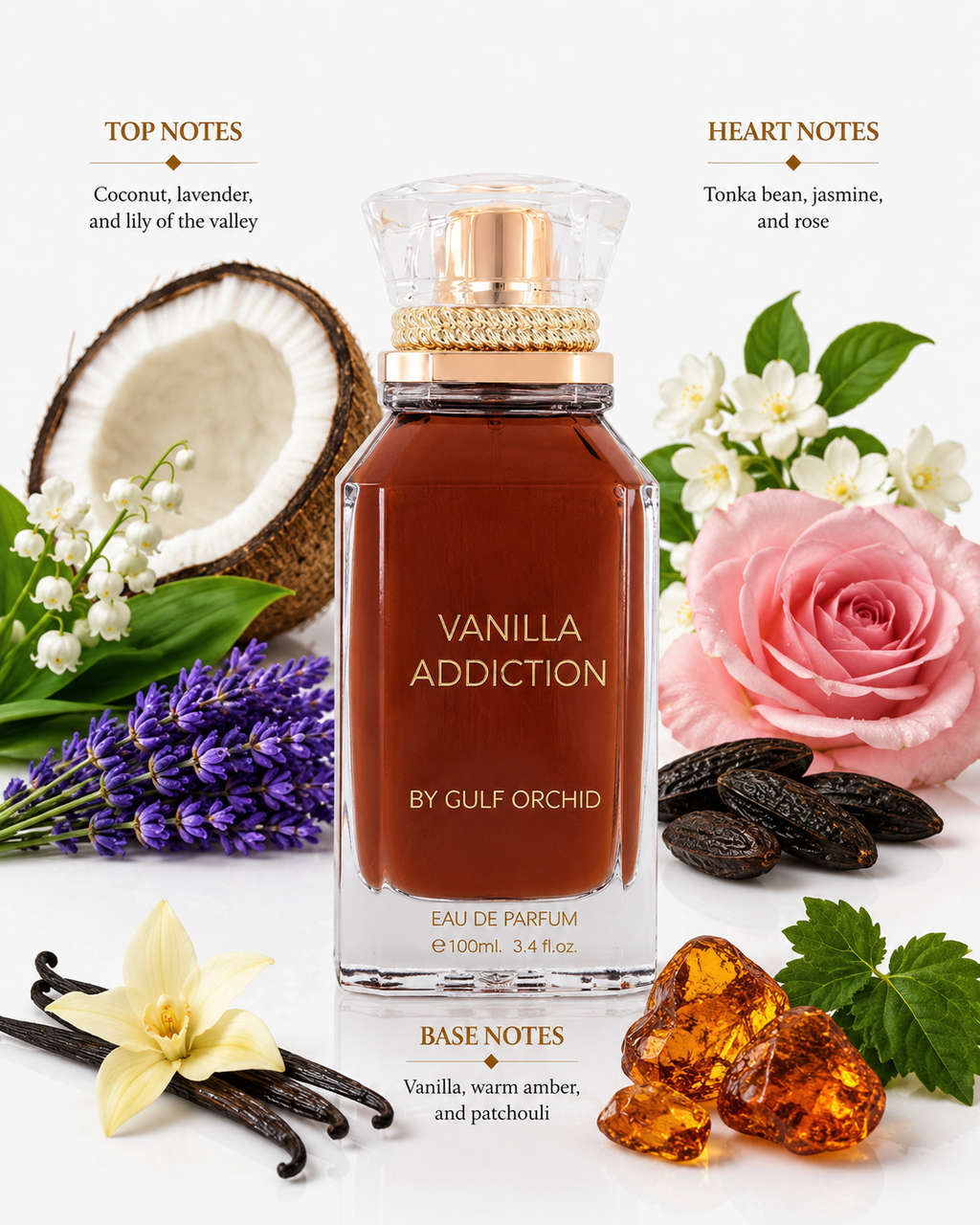 Gulf Orchid Vanilla Addiction | Luxury Gourmand Vanilla Perfume