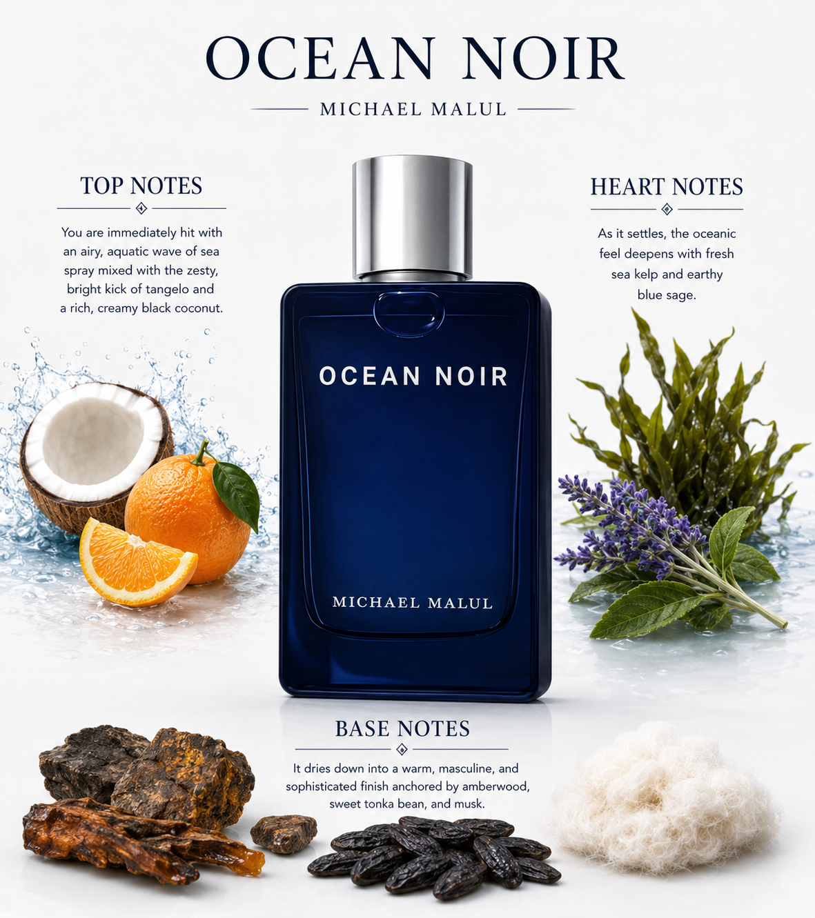 Michael Malul Ocean Noir 3.4oz EDp