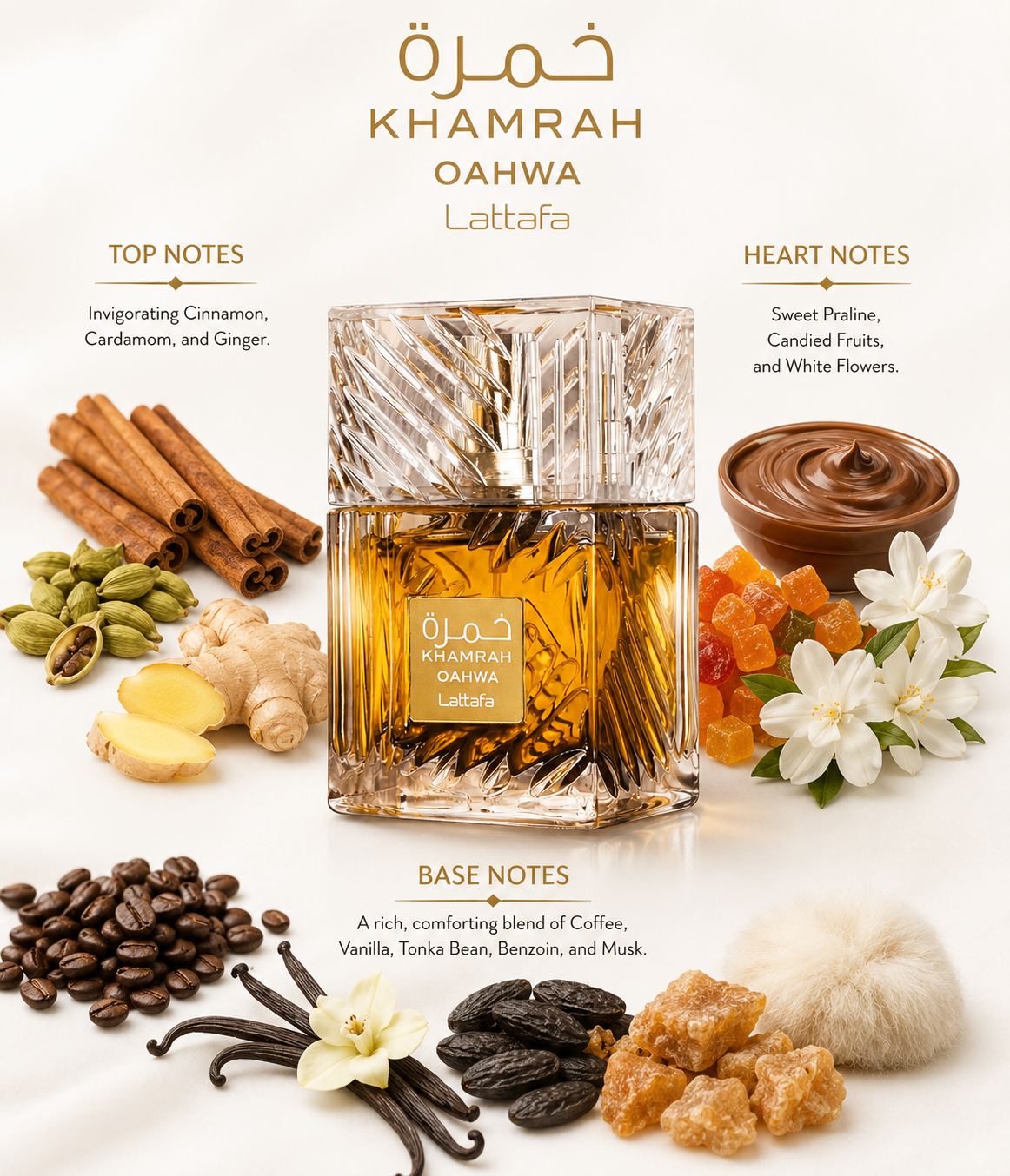 Lattafa Khamrah Qahwa 3.4oz