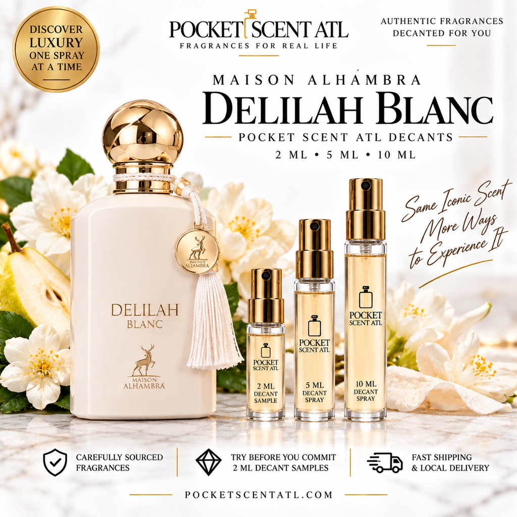 MMaison Alhambra Delilah Blanc – Samples & Travel Sprays