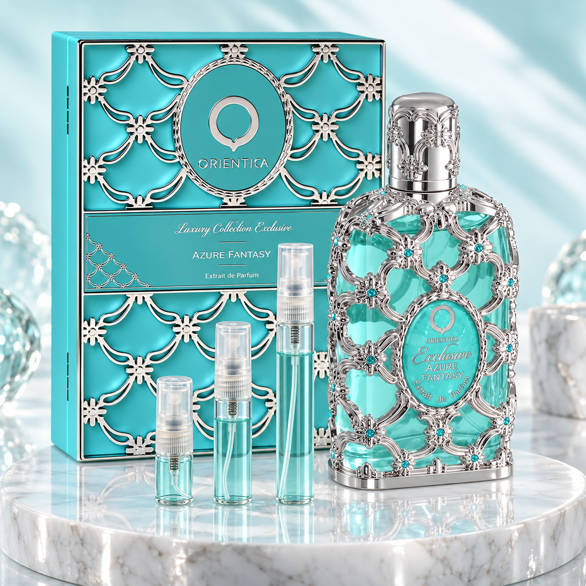 Orientica Exclusive Azure Fantasy – Samples & Travel Sprays