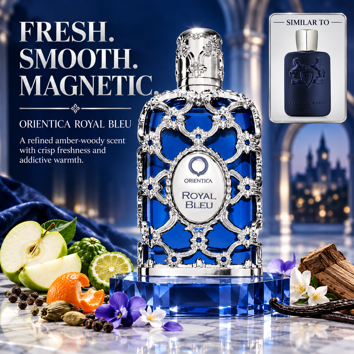 Orientica Royal Bleu | Long-Lasting Unisex Eau de Parfum