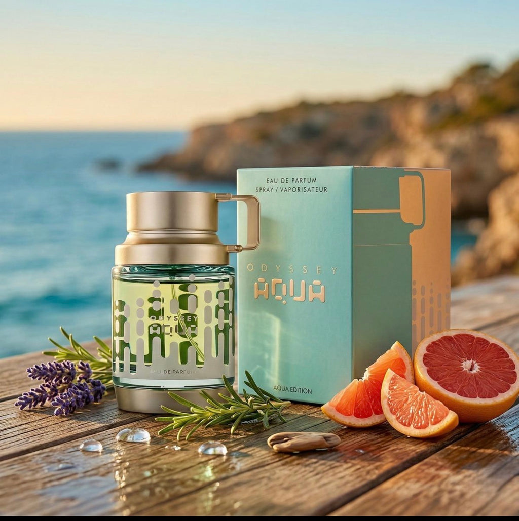 Armaf Odyssey Aqua | Fresh Aquatic Men's Fragrance | Long-Lasting Summer Cologne