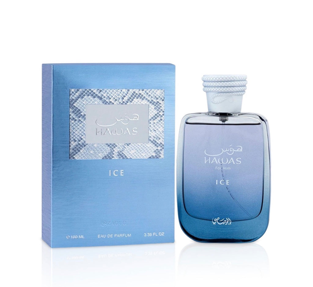 Rasasi Hawas Ice for Men | Fresh Long-Lasting Men’s Fragrance