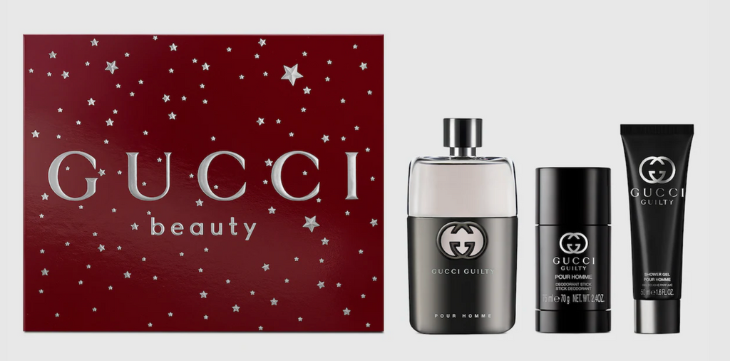 Gucci Guilty Pour Homme EDT 3-Piece Gift Set | Luxury Men's Fragrance Gift