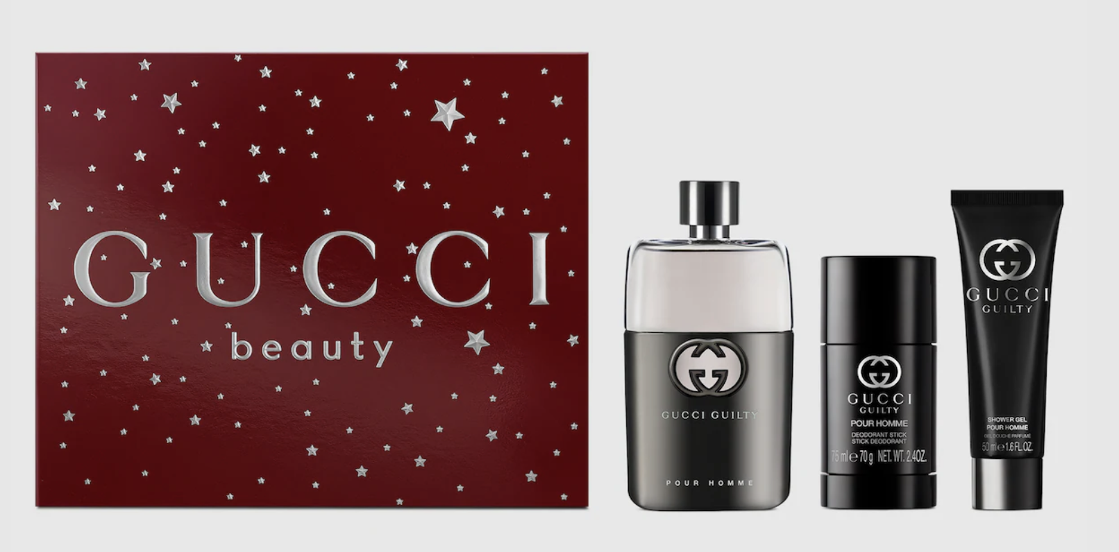 Gucci Guilty Pour Homme EDT 3-Piece Gift Set | Luxury Men's Fragrance Gift