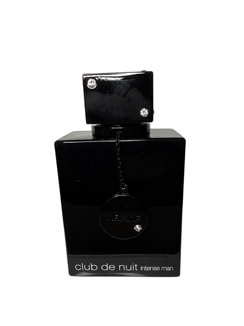 Black perfume bottle labeled 'Club de Nuit Intense Man' on a white background, Best Cologne for Men Everyday Fragrance